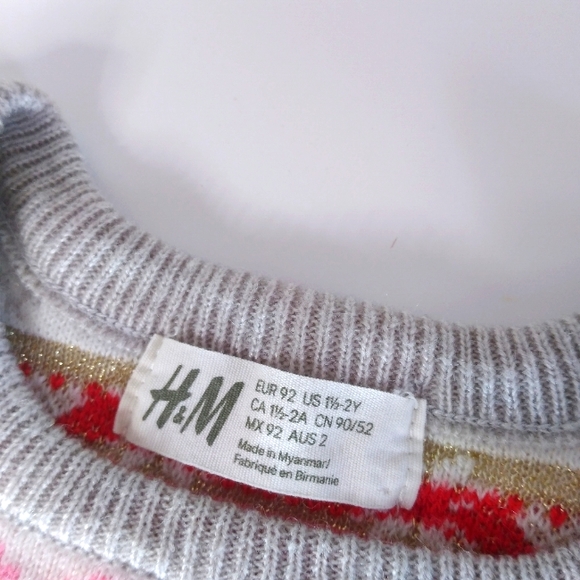 H&M Christmas Toddler Sweater - Picture 3 of 8
